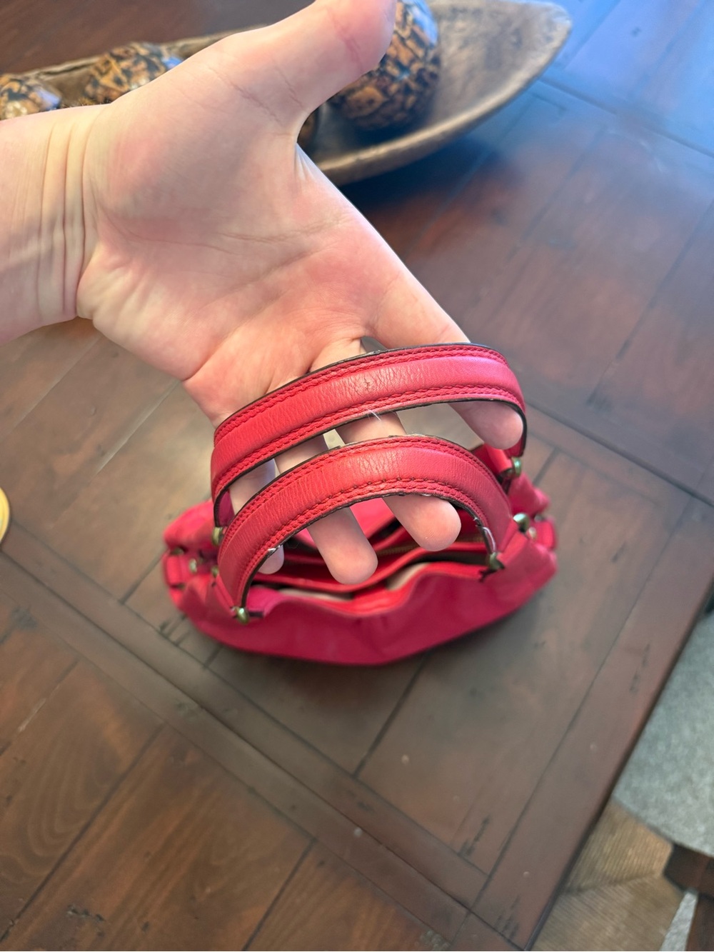 Coach Y2K/Hobo Madison Shoulder Bag Red USED - Picture 10 of 16